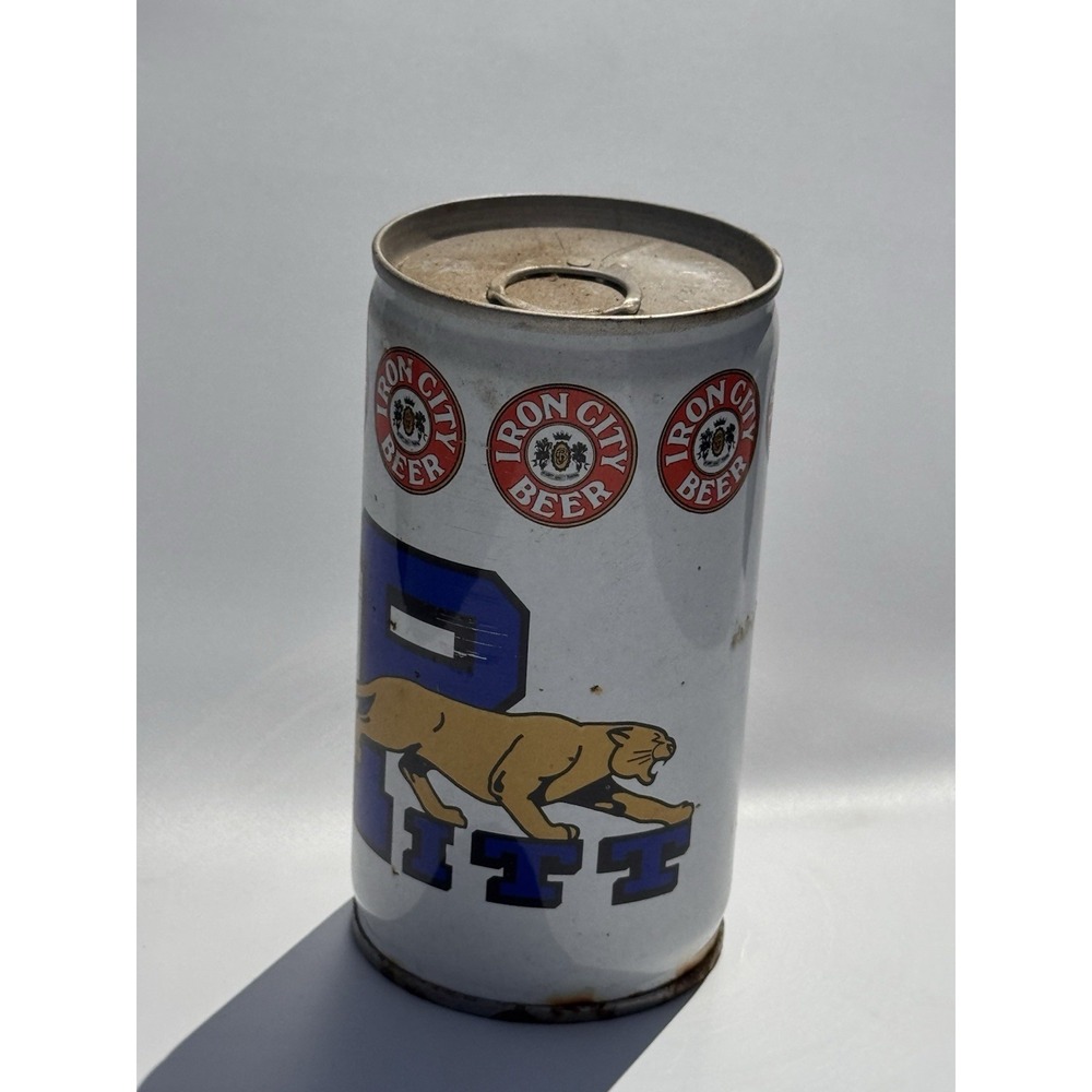 IRON CITY Beer Can- PITT-National Championships-Pittsburgh Brewing Company